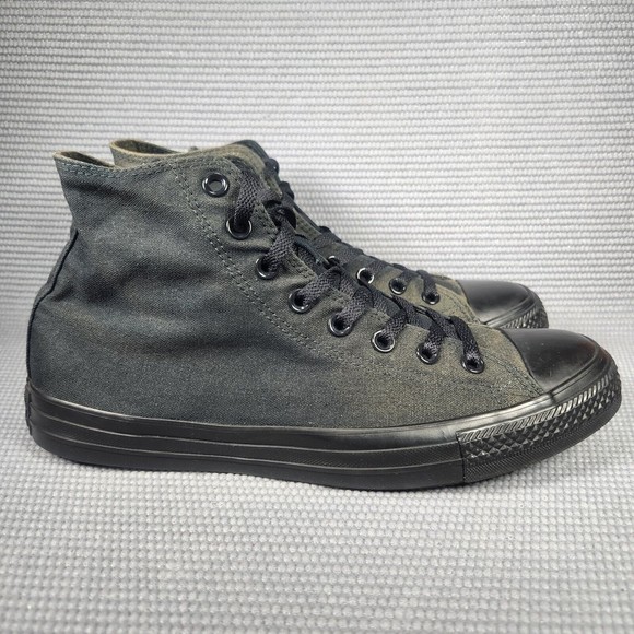 Converse Chuck Taylor All Star Men 10 Women 12 Triple Black High Top Shoes M3310